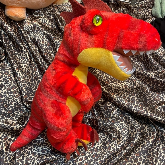 Build-A-Bear Red Raptor Stuffed Animal - Picture 1 of 16
